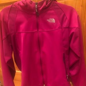 North face fuschia pink jacket